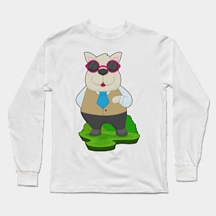 Dog Sunglasses Long Sleeve T-Shirt